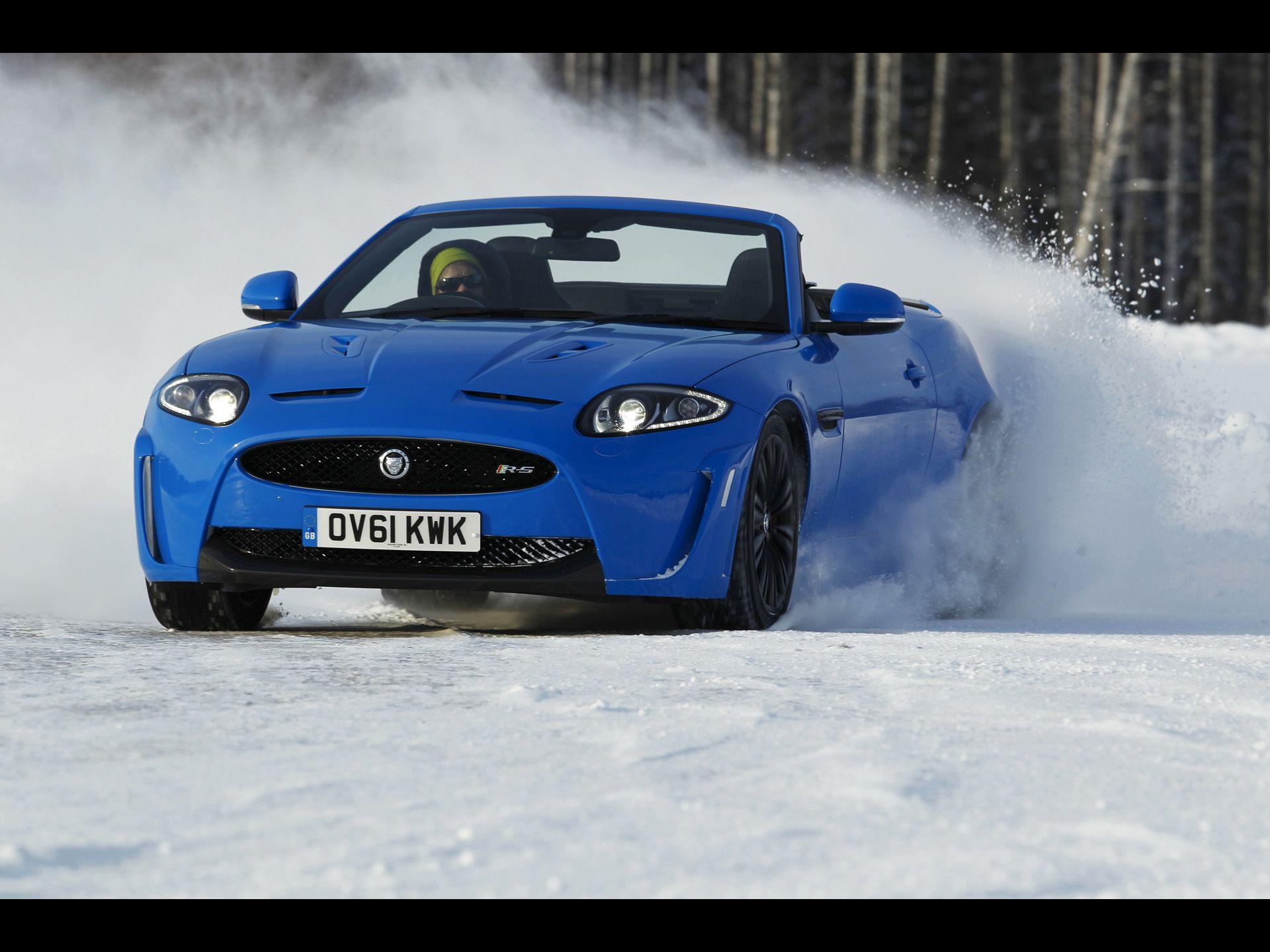 1920x1440 Jaguar XKR S Convertible Nordic Drive Front Angle Drive