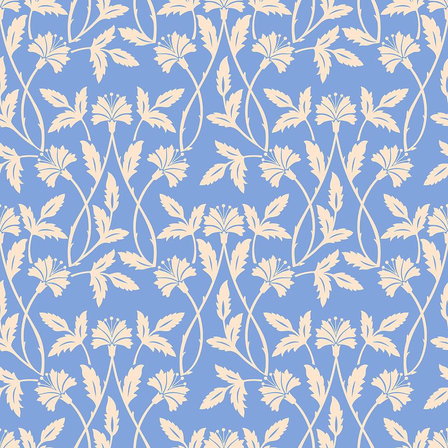 900x900 Vector flower seamless pattern