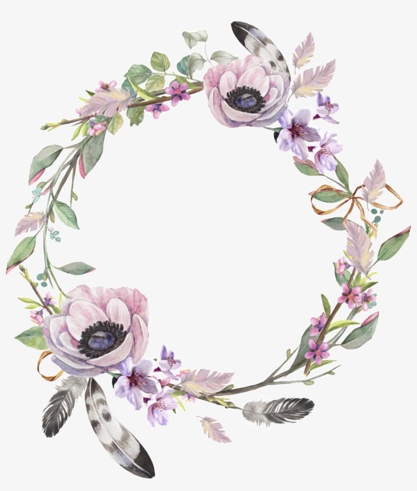820x965 Round Elegant Flower Transparent Background Flower Border Png PNG Image. Transparent PNG Free Download on SeekPNG