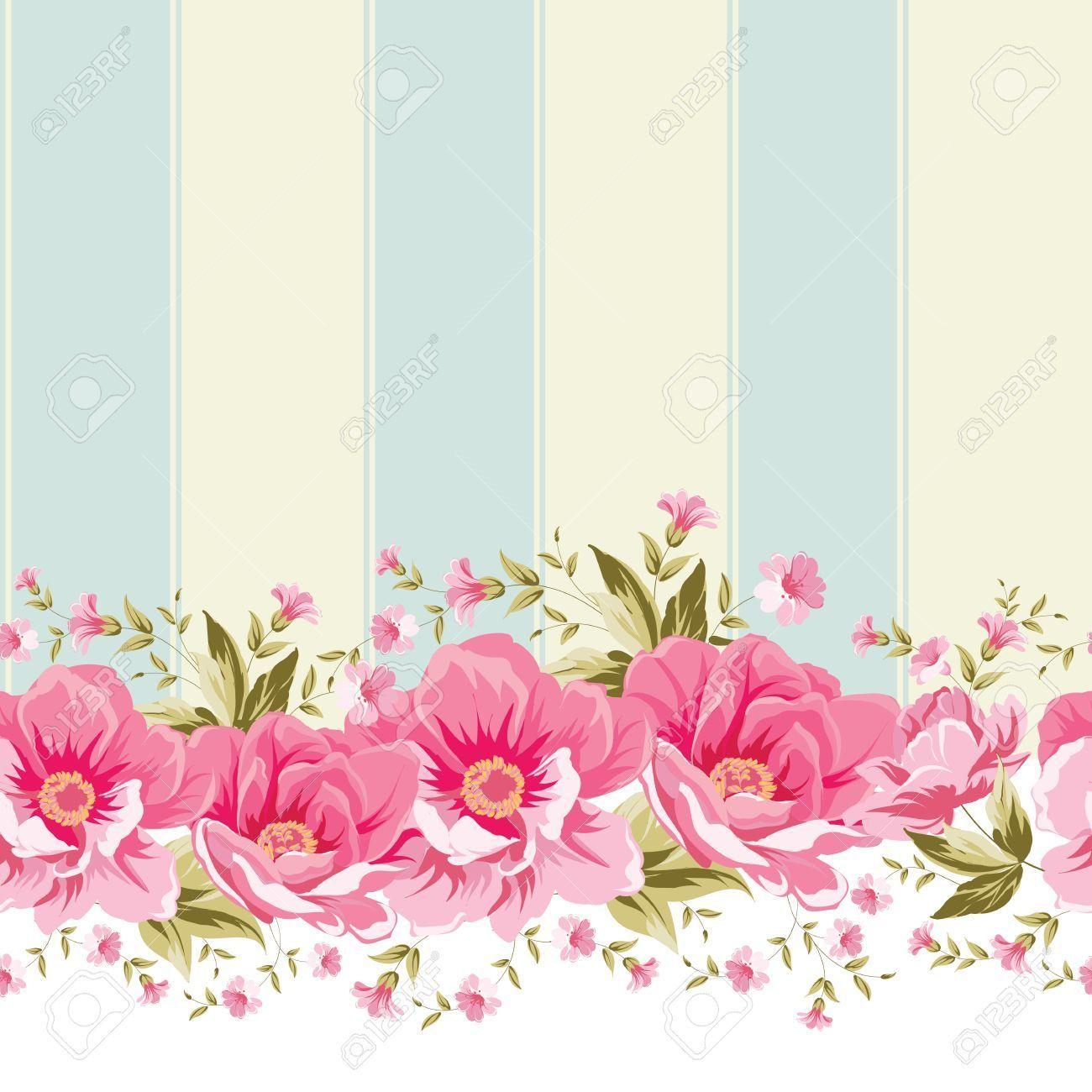 1300x1300 Vintage Flower Wallpaper