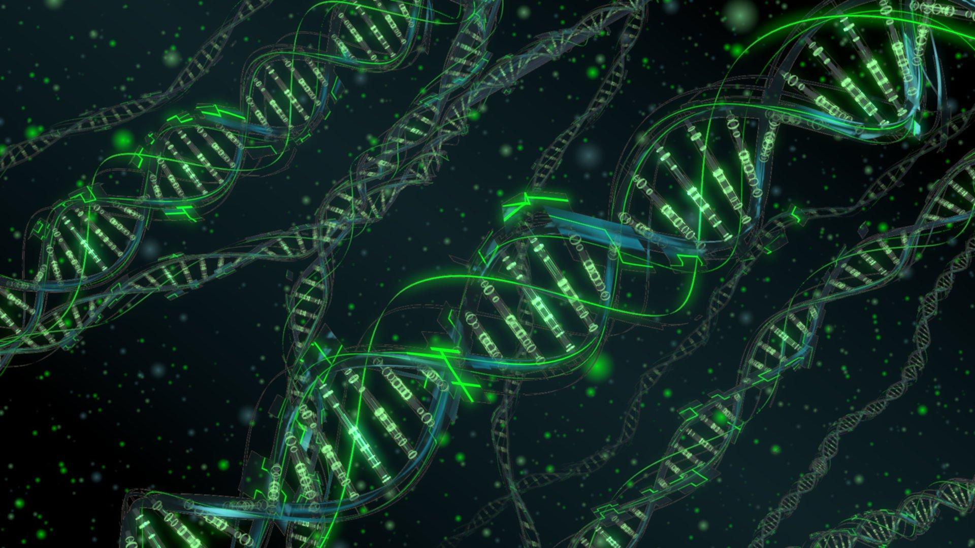 1920x1080 dna, 3 d, Structure, Molecule, Pattern, Abstraction, Genetic, Psychedelic Wallpaper HD / Desktop and Mobile Background
