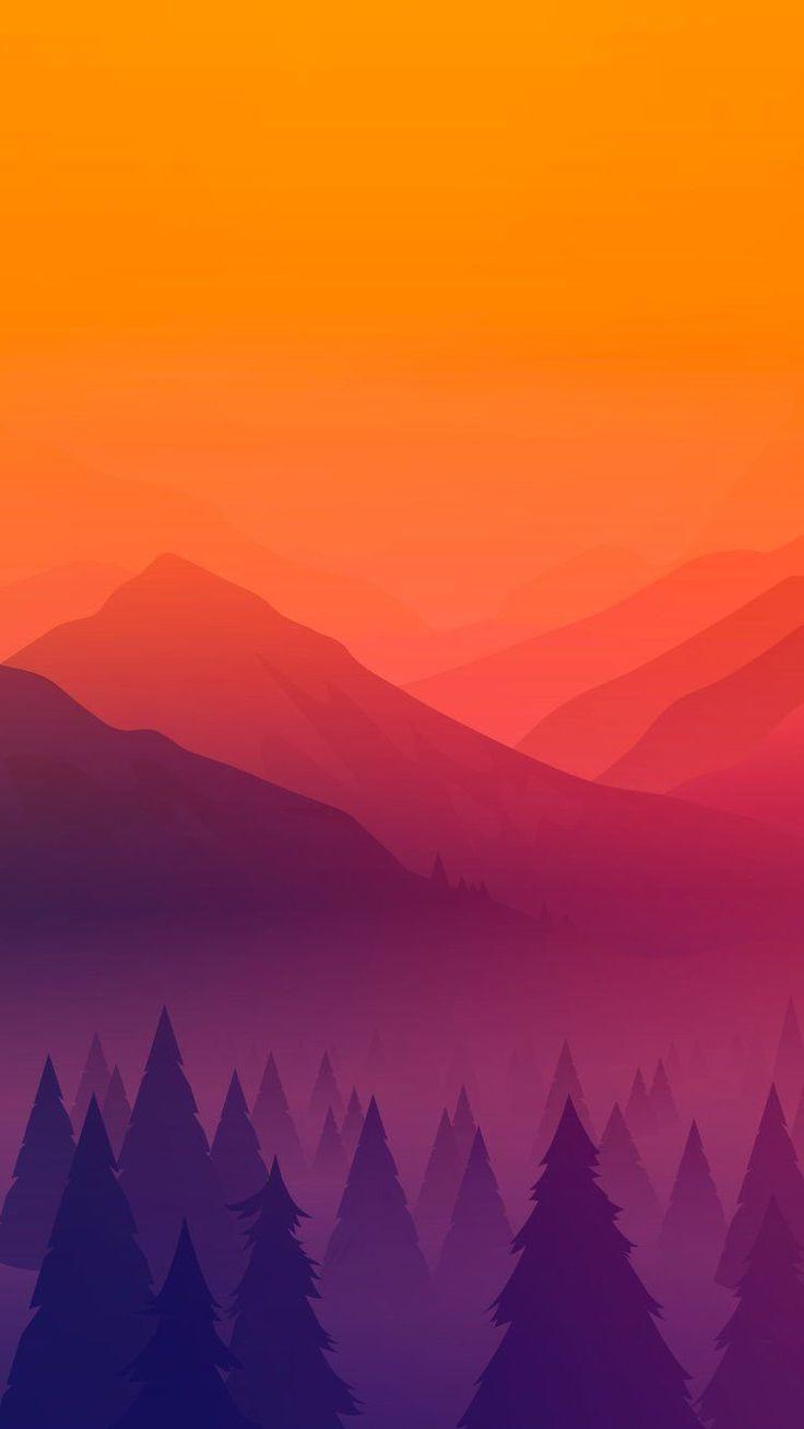 736x1308 Nature Mountain Forest Art iPhone Wallpaper. Forest art, Abstract iphone wallpaper, Nature iphone wallpaper