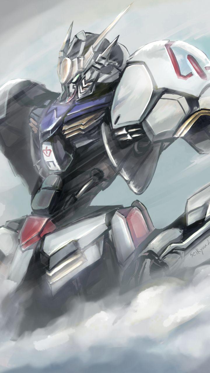 720x1280 Gundam Barbatos Wallpaper Desktop. วอลเปเปอร์
