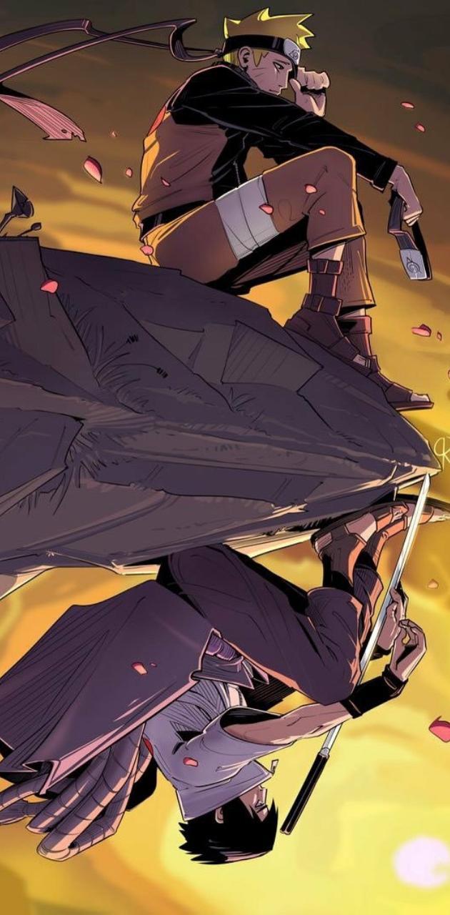 630x1280 Naruto Sasuke wallpaper