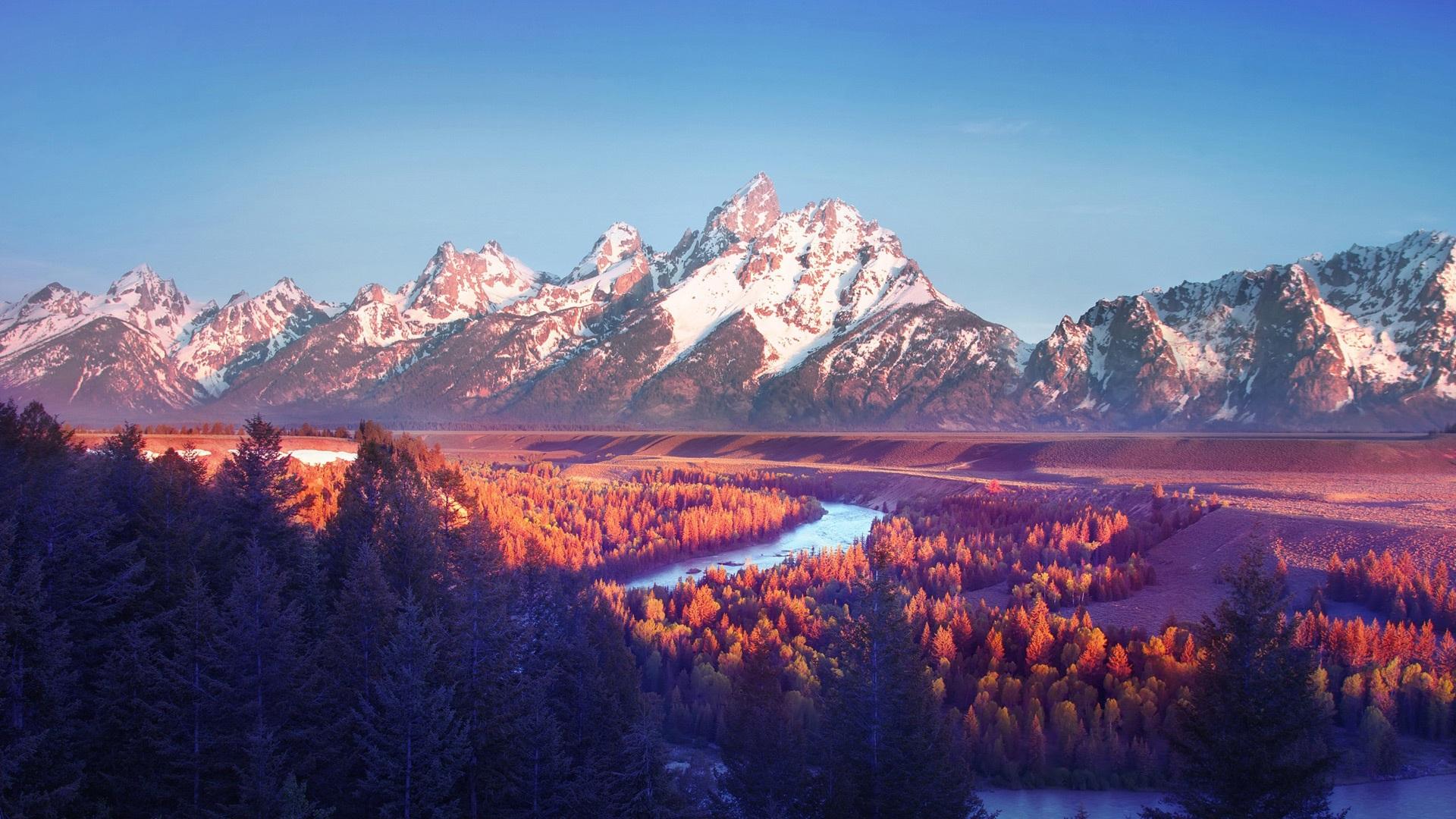 1920x1080 High definition mountain wallpaper