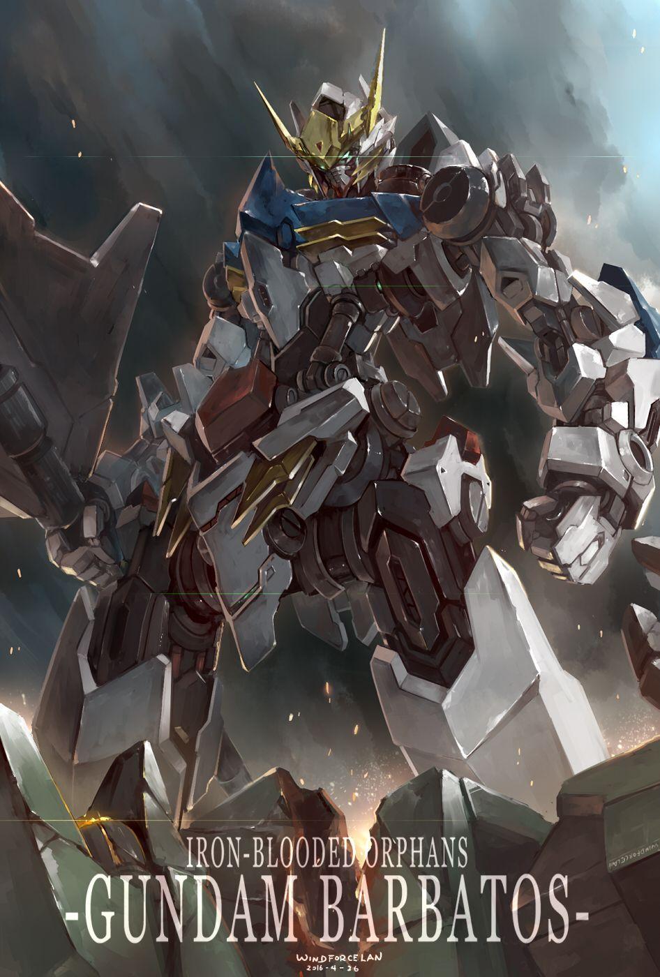 946x1400 Gundam Barbatos Android Wallpaper