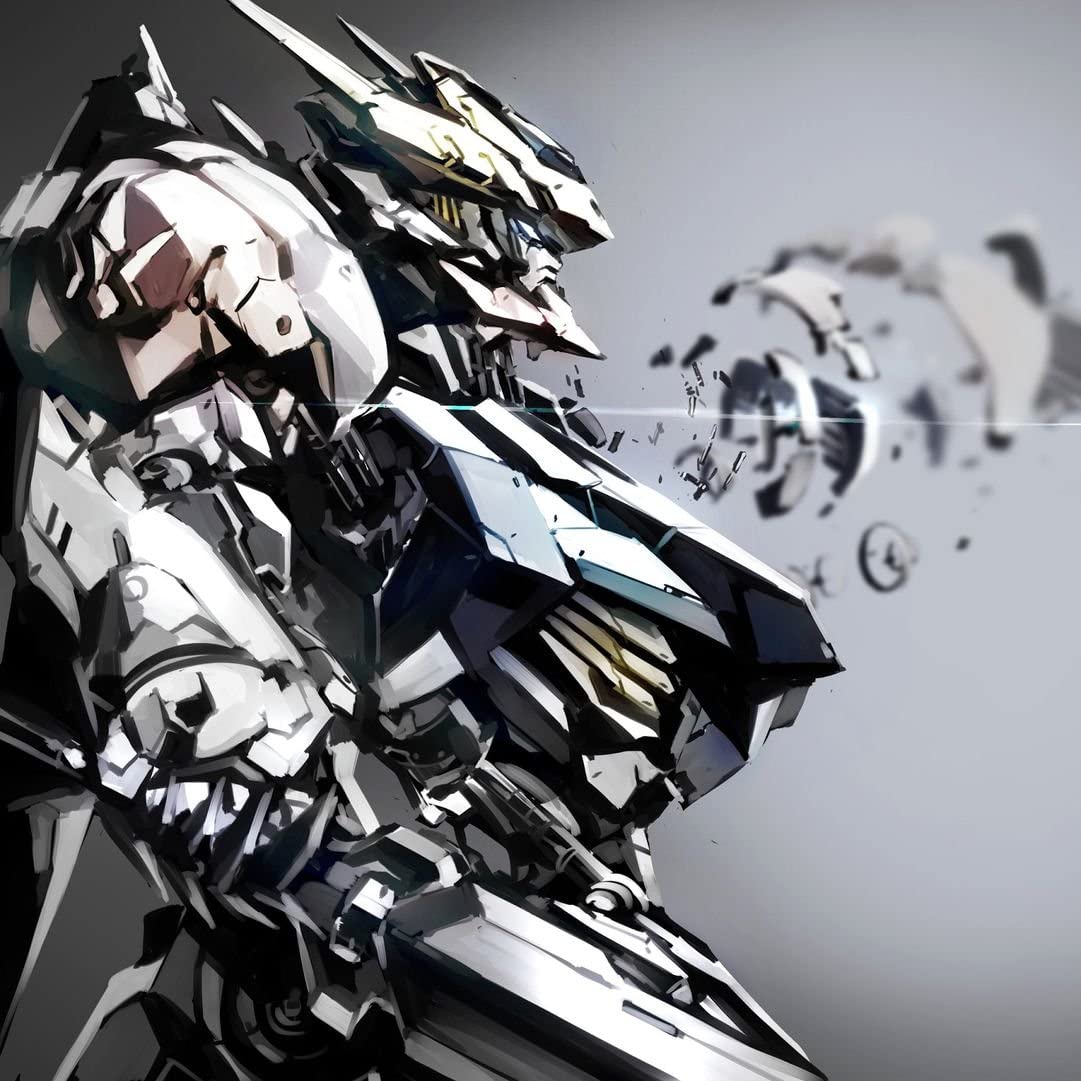 1081x1081 TianSW Mobile Suit Gundam Iron Blooded Orphans (24inch X 24inch 60cm X 60cm) Waterproof Poster No Fading: Posters & Prints