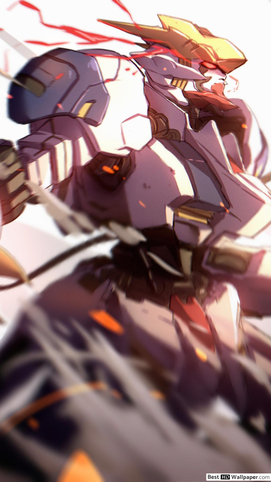 1080x1920 Gundam Barbatos Lupus Rex Wallpaper