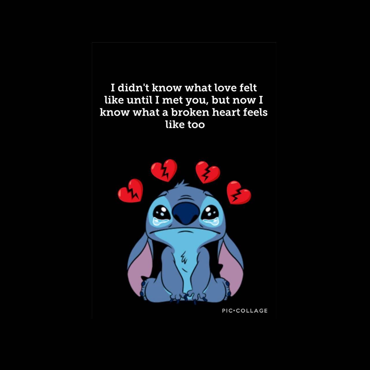 1280x1280 Broken Heart Sad Aesthetic Cartoon Wallpaper