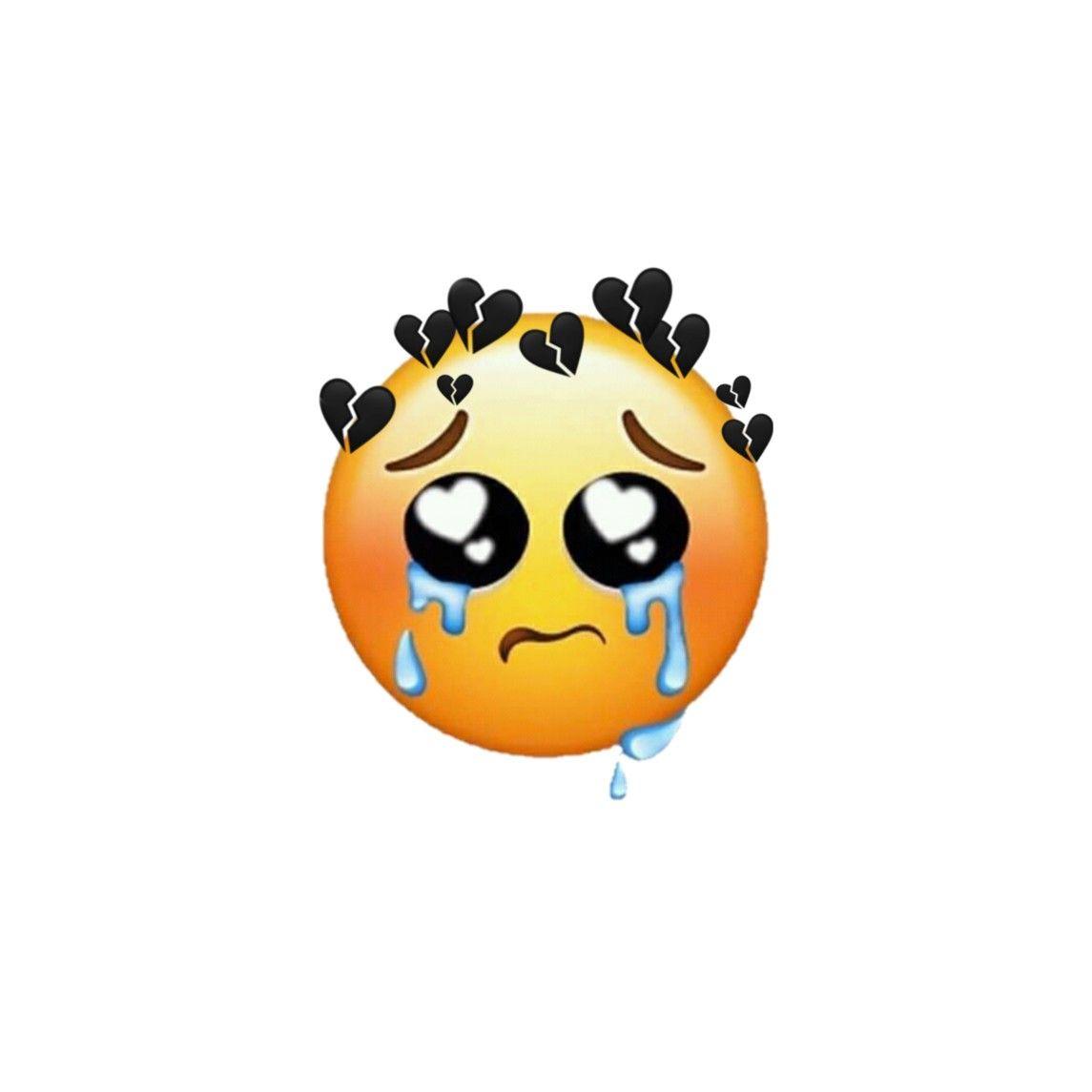 1145x1145 Broken Heart Sad Aesthetic Cartoon Wallpaper