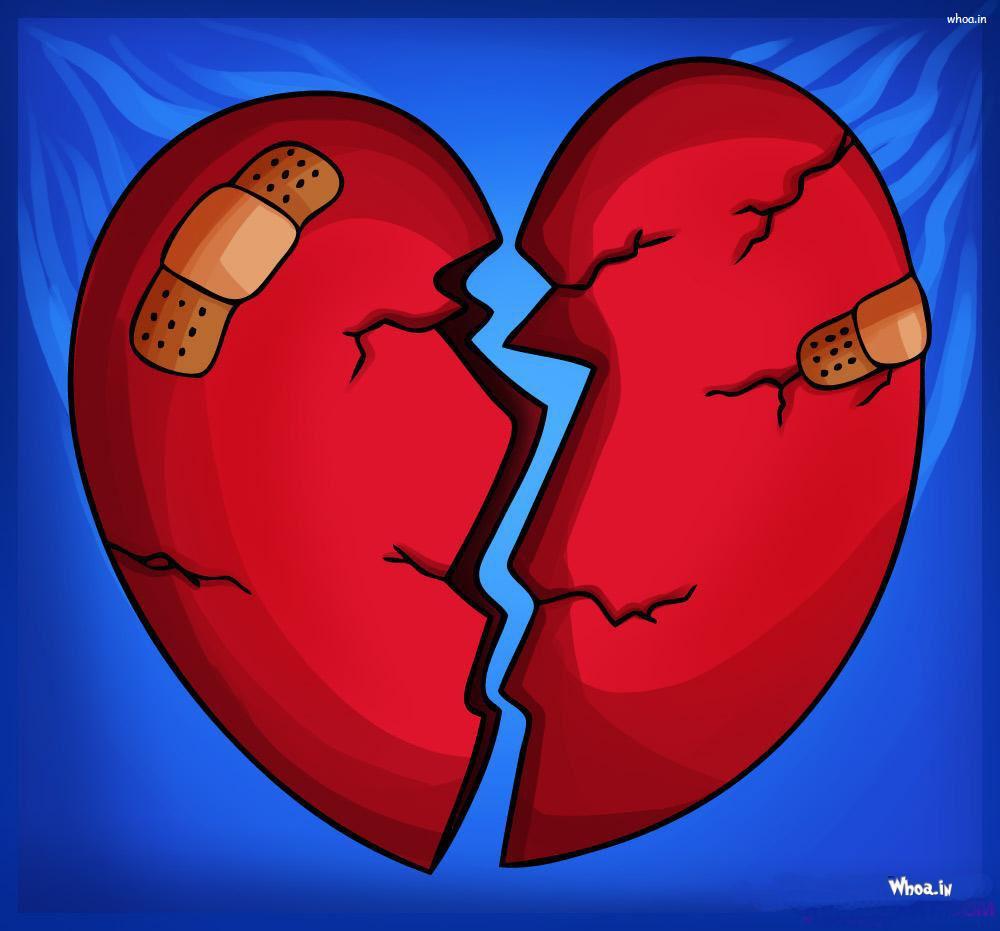 1000x931 Creative Broken Heart HD Wallpaper
