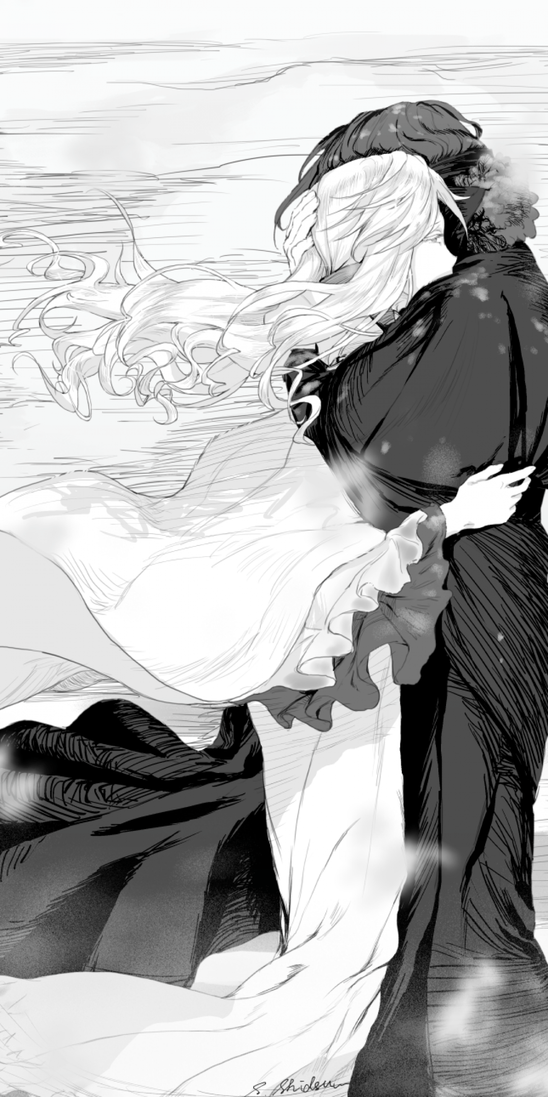 Free download Black And White Anime Boy Girl Kiss HD Wallpaper  StylishHDWallpapers 1024x589 for your Desktop Mobile  Tablet  Explore  44 Black and White Girl Wallpaper  Wallpaper Black And White