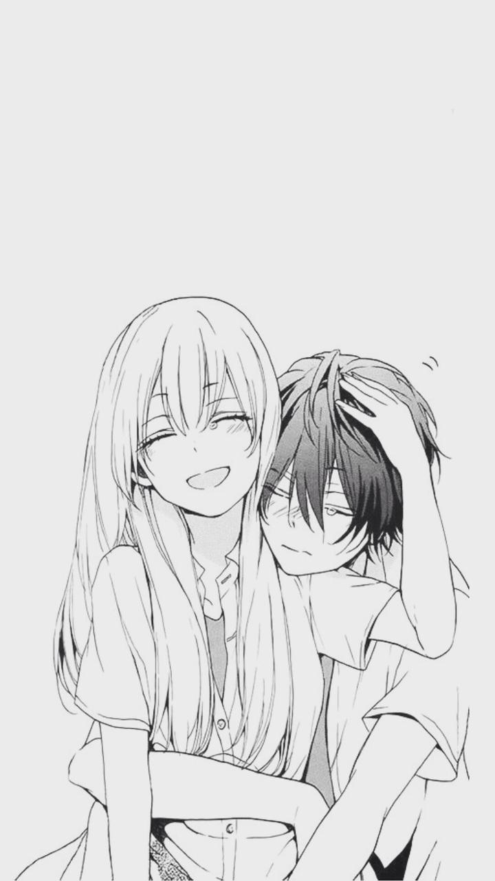 Black and white anime couple Wallpapers Download  MobCup