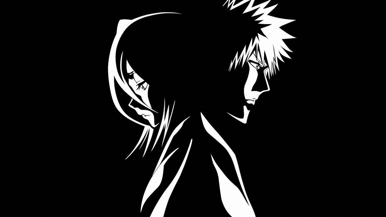 Black and White Anime Couple Wallpapers - Top Free Black and White ...