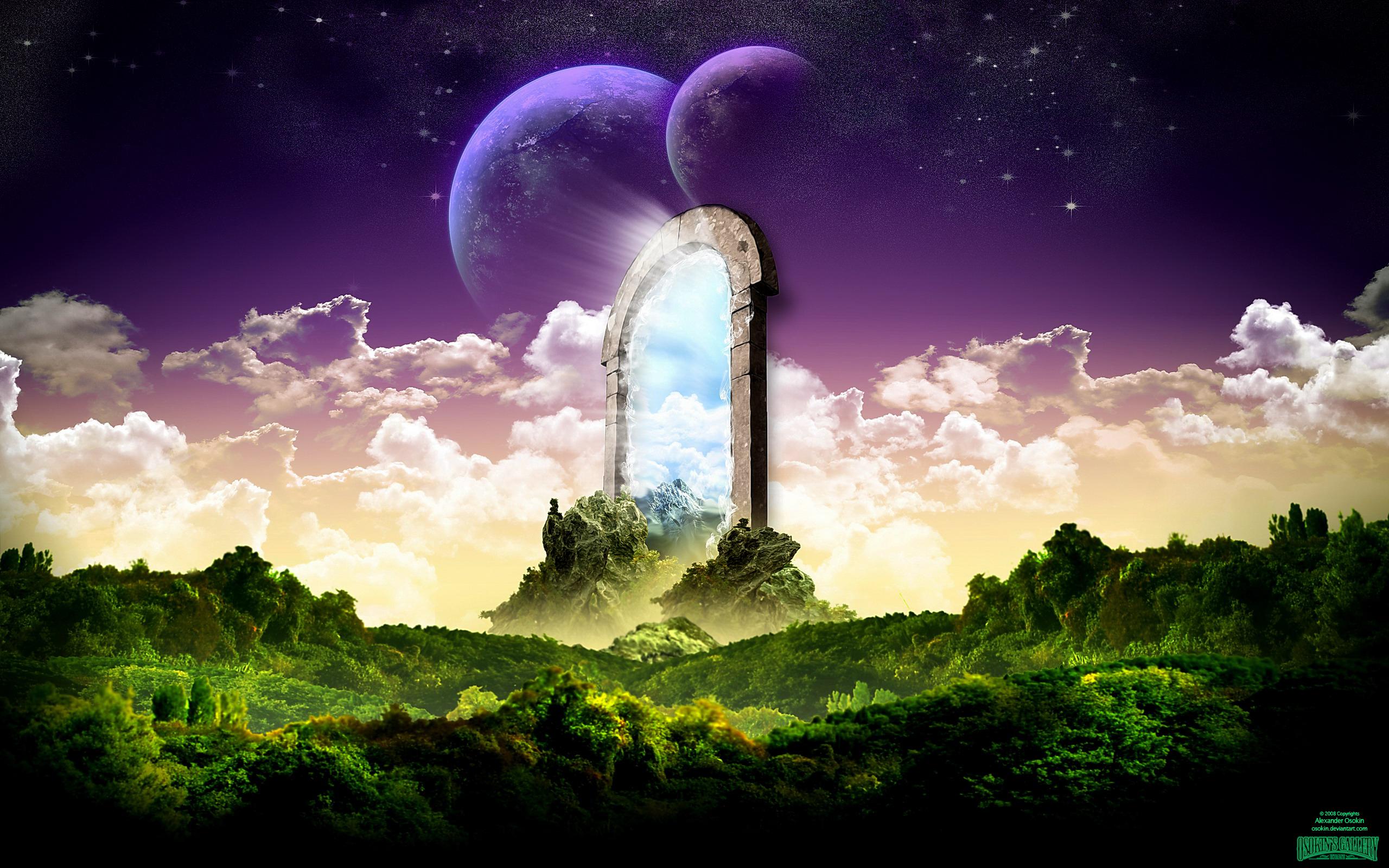 2560x1600 Universe Door Wallpaper Wallpaper 103126
