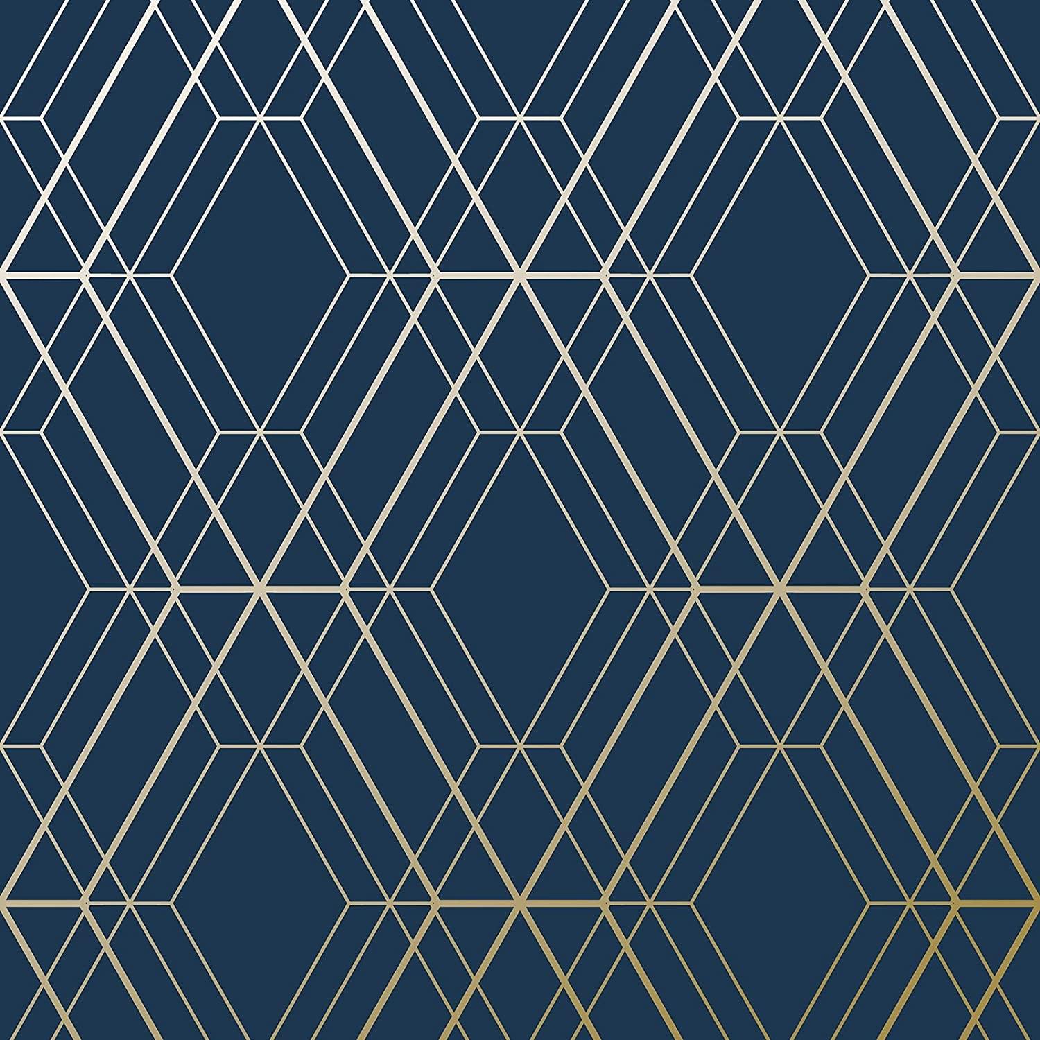 Blue and Gold Geometric Wallpapers - Top Free Blue and Gold Geometric ...