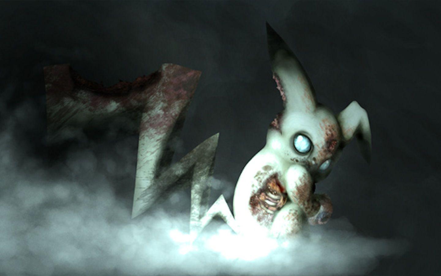 1440x900 Creepy Realistic Pokemon
