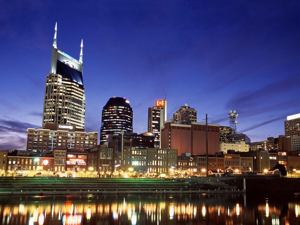 1024x768 Nashville Skyline