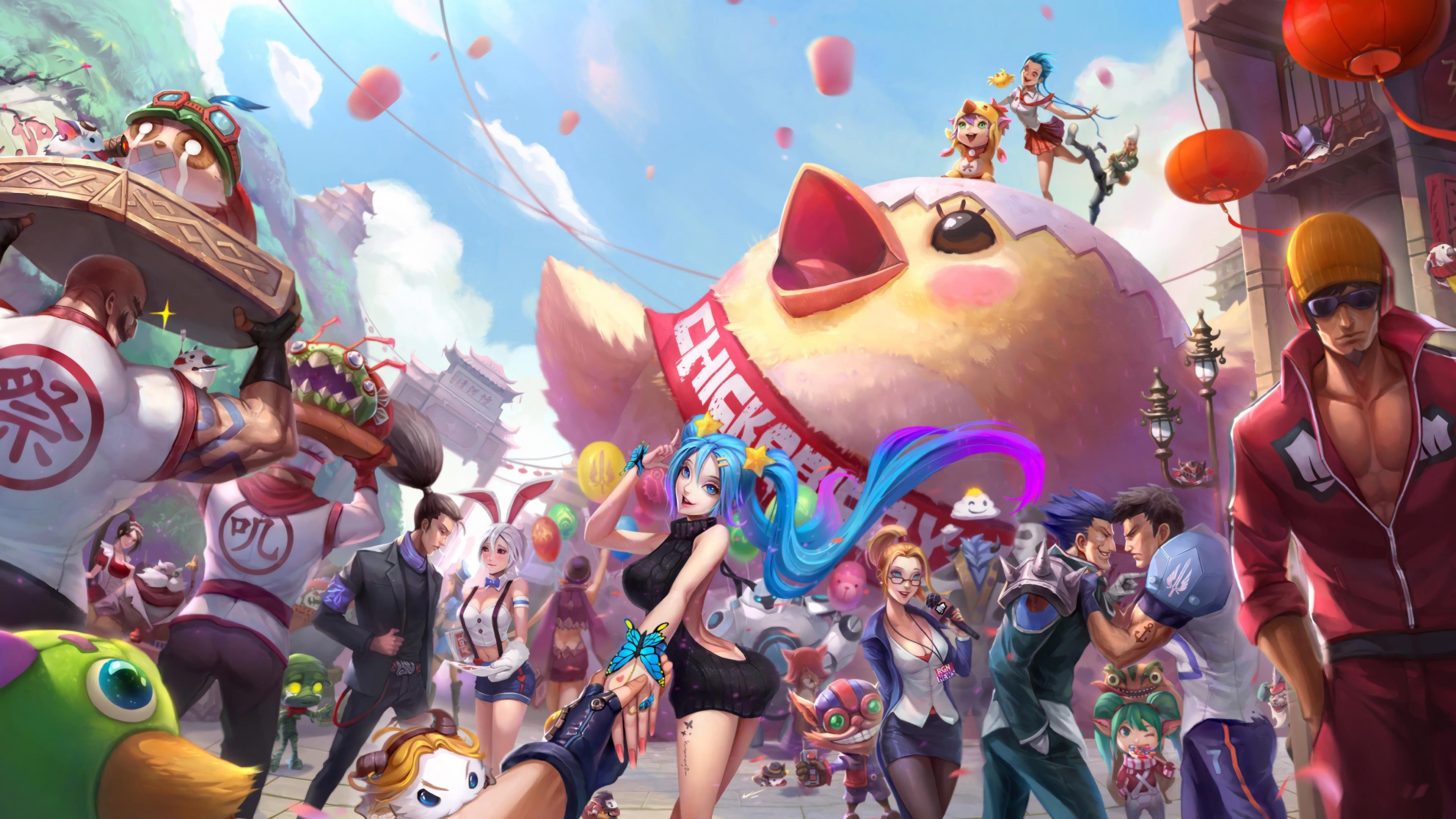 3840x2160 Poppy 4K 8K HD League of Legends Wallpaper