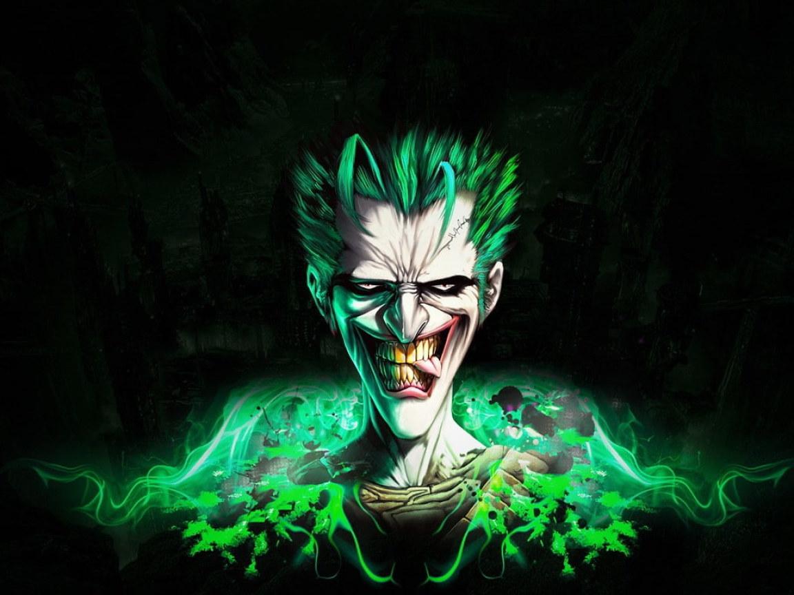1152x864 Wallpaper Joker Batman Black HD, The Joker Digital Art, Cartoon Comic • Wallpaper For You HD Wallpaper For Desktop & Mobile