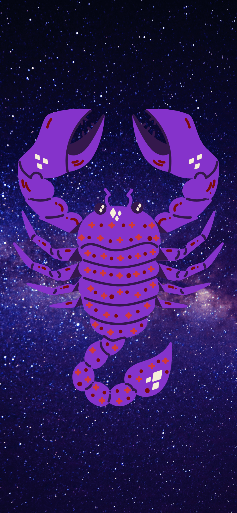 828x1792 Scorpio Wallpaper