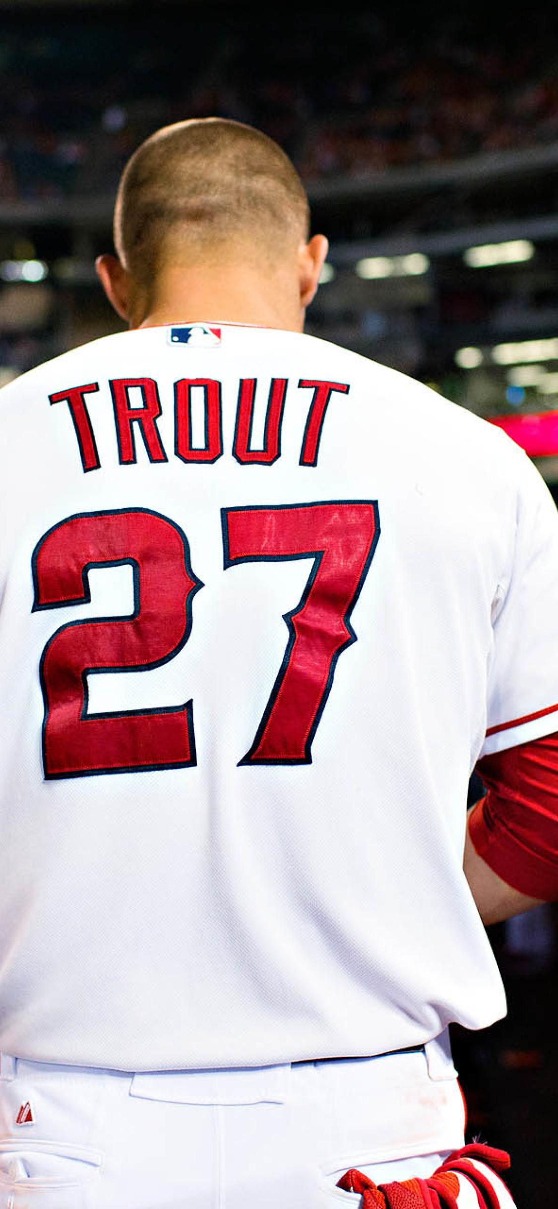 1125x2436 mike trout, baseball, los angeles angels of anaheim iPhone XS, iPhone iPhone X Wallpaper, HD Sports 4K Wallpaper, Image, Photo and Background
