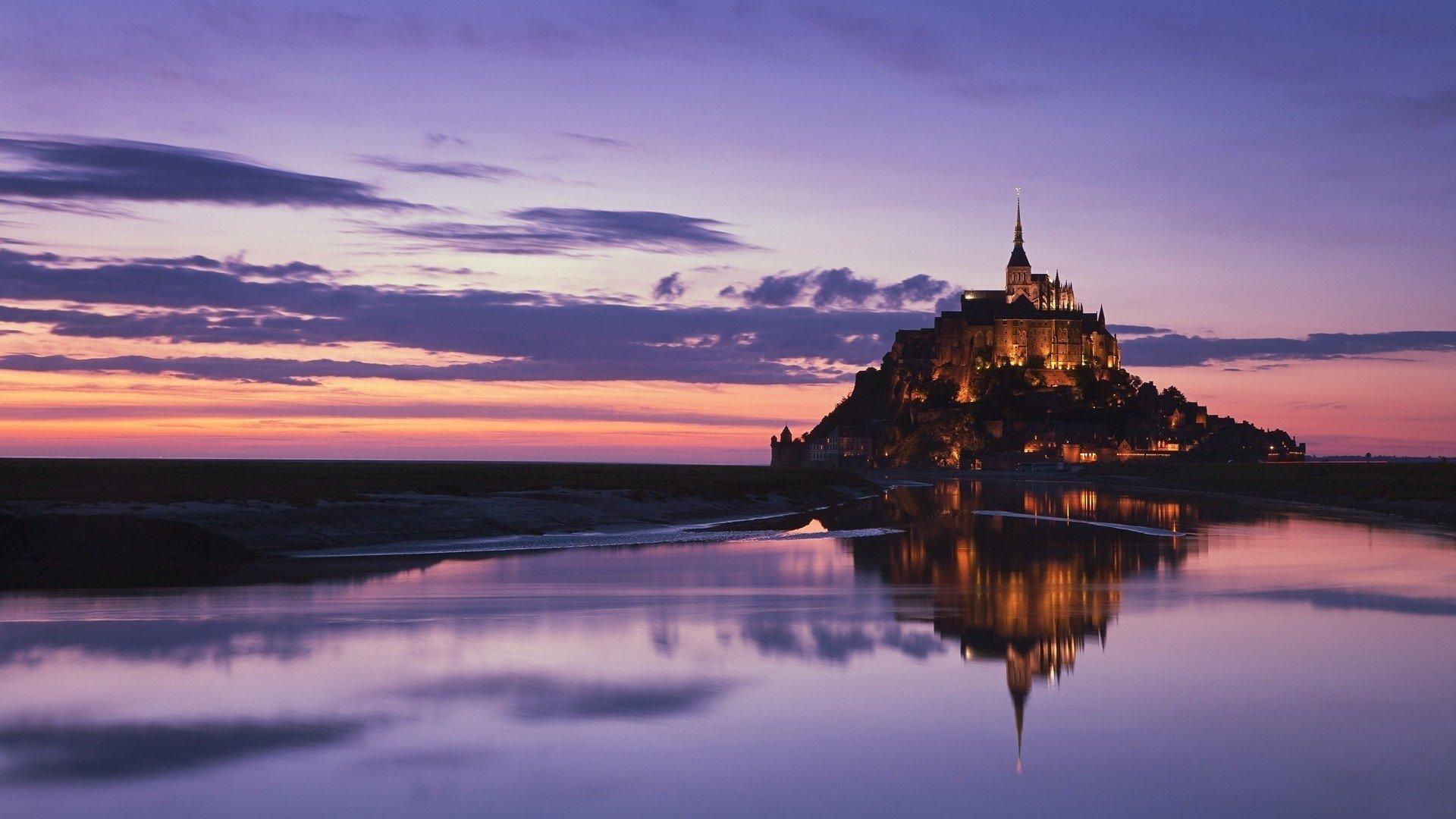 1920x1080 Mont Saint Michel HD Wallpaper
