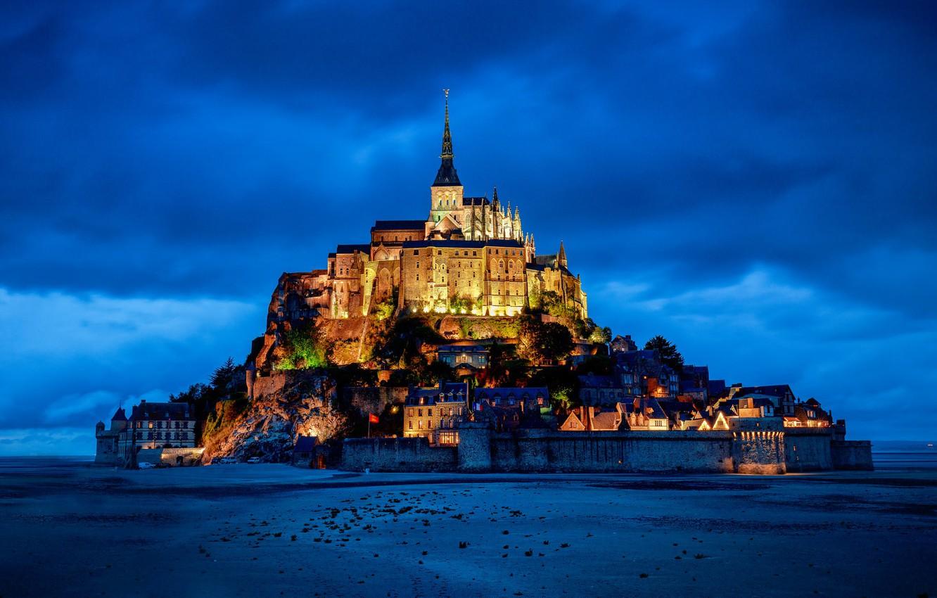 1332x850 Wallpaper Castle, France, Mountain, Fortress, France, Normandy, Normandy, Mont Saint Michel, Mont Saint Michel Image For Desktop, Section город