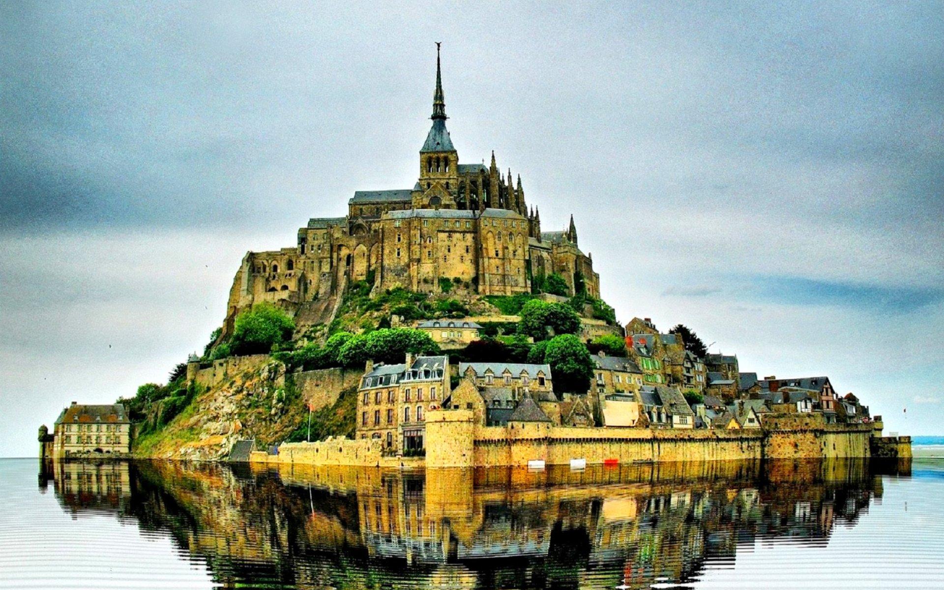 1920x1200 Mont Saint Michel In Normandy, France HD Wallpaper