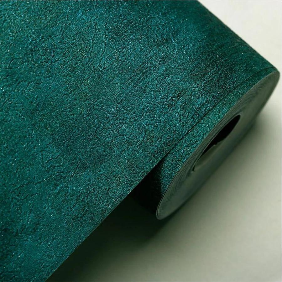 900x900 WELLYU Peacock Green Wallpaper Mottled Emerald Pure Pigment Retro American European Bedroom Living Room Wall Papel De Parede. Wallpaper
