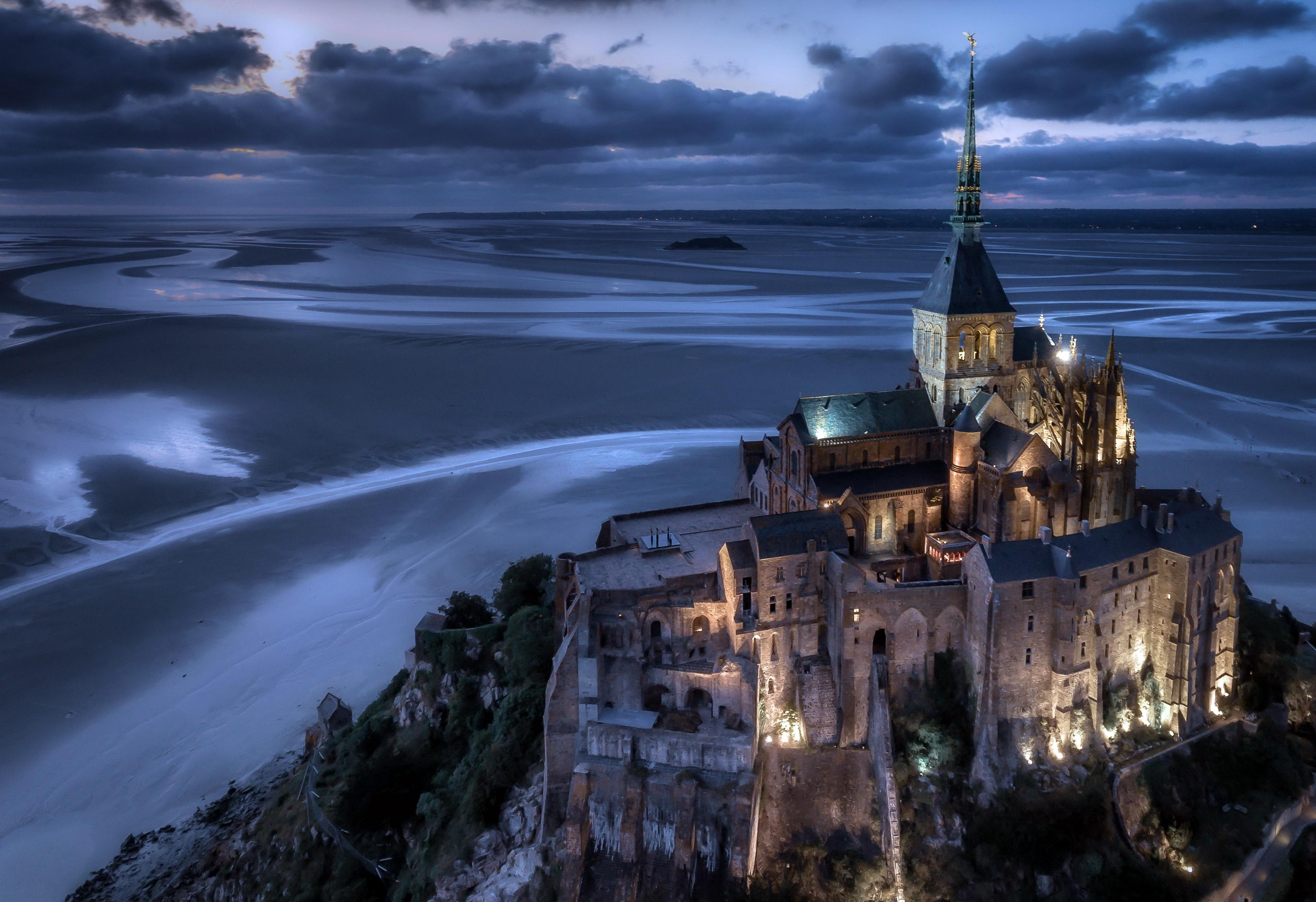 3840x2632 Mont Saint Michel 4k Ultra HD Wallpaper