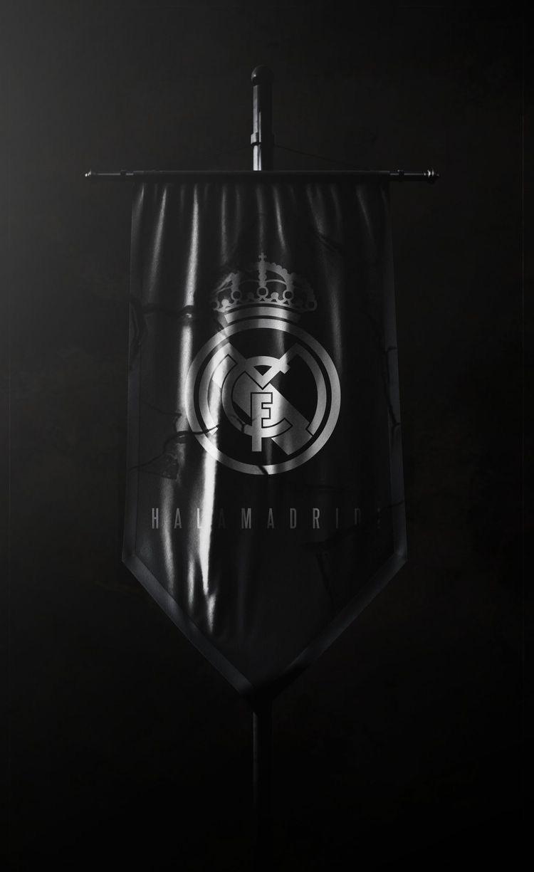 15+ Black Full Hd Real Madrid Logo Wallpaper PNG