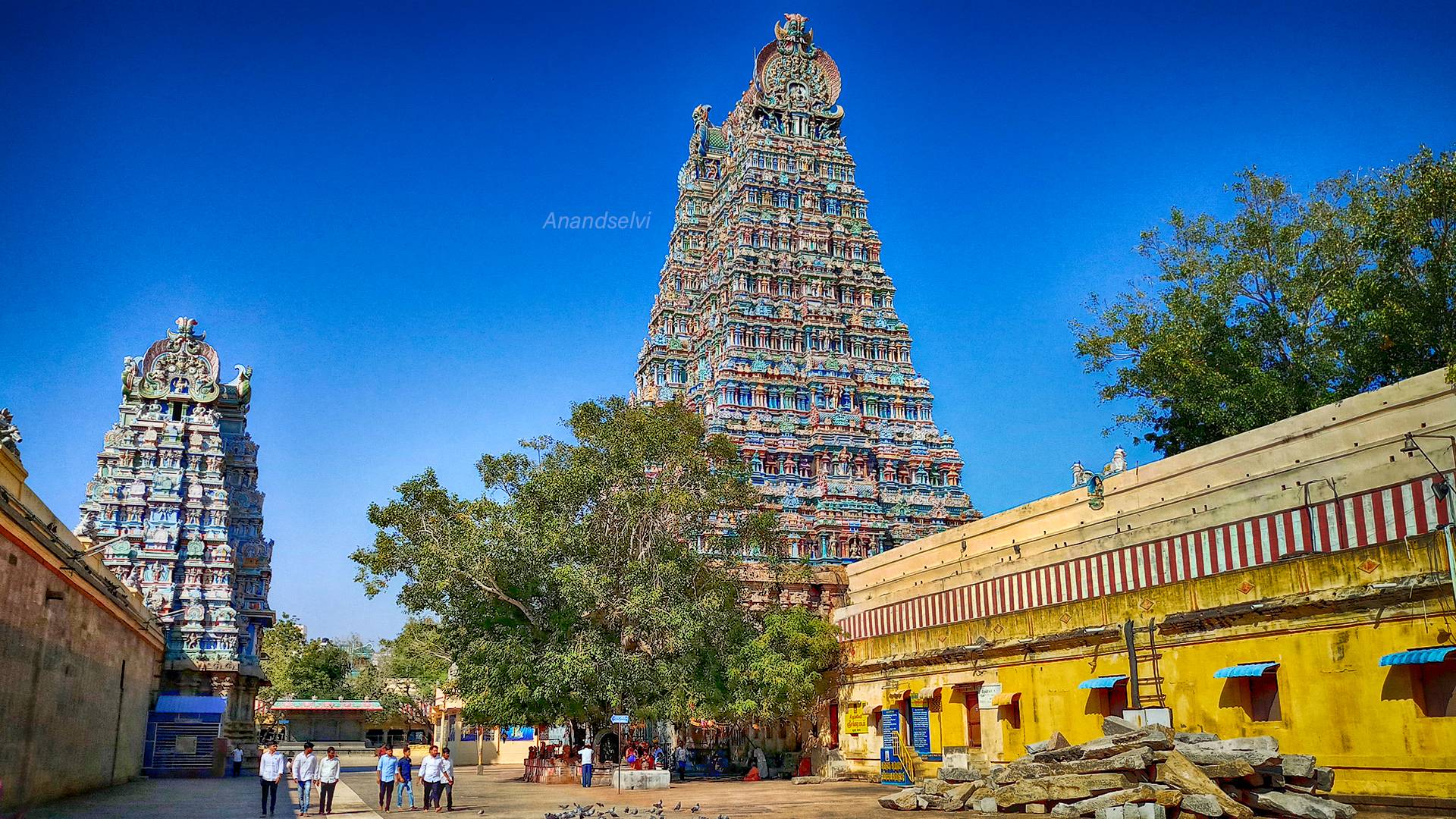 1920x1080 Madurai Meenakshi Amman Temple, a photo from Tamil Nadu, South