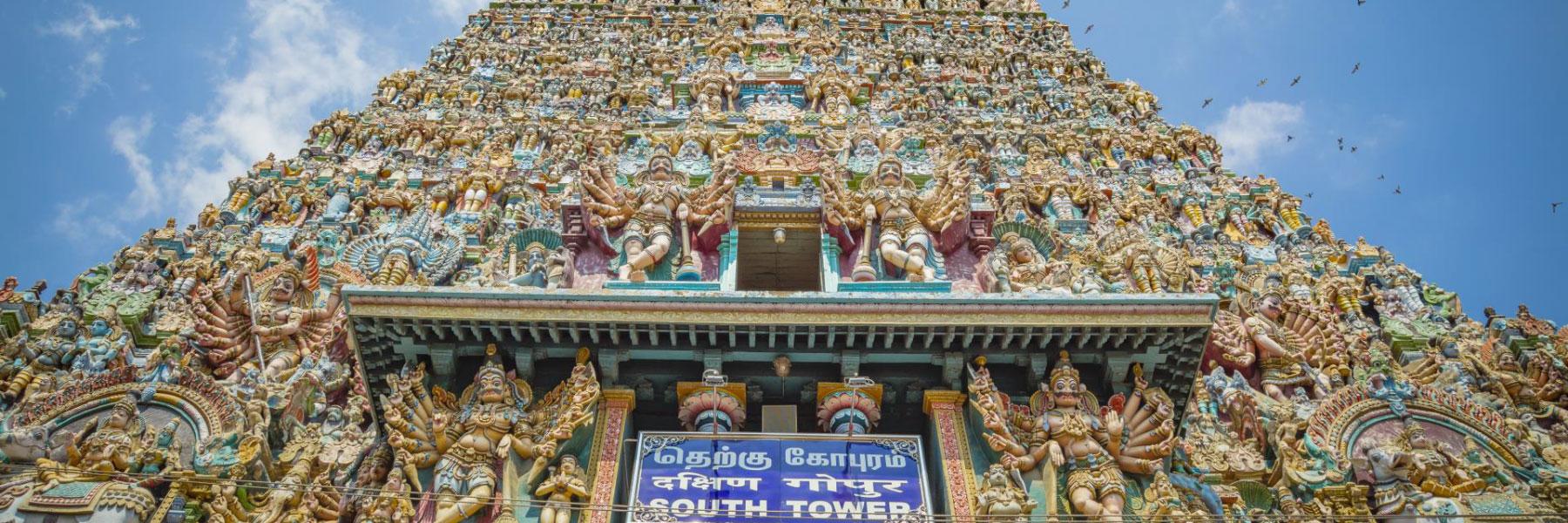 1800x600 Incredible India. Sri Meenakshi Sundareswarar Temple