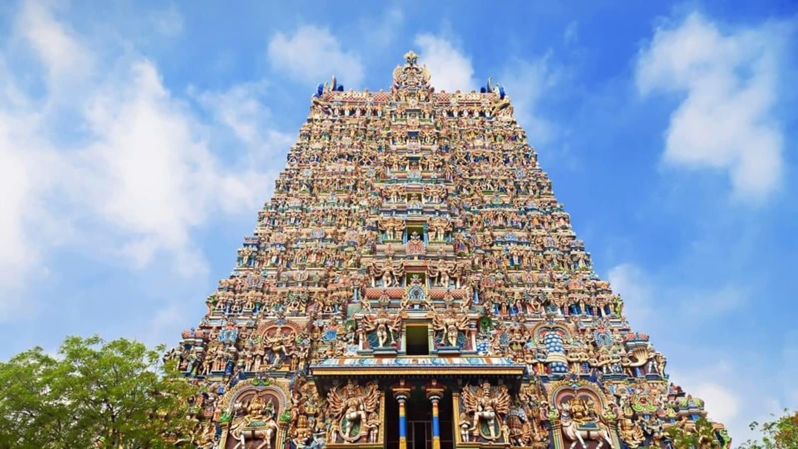1600x900 Madurai Meenakshi temple elephant to get additional mud flooring in stable. Latest News India