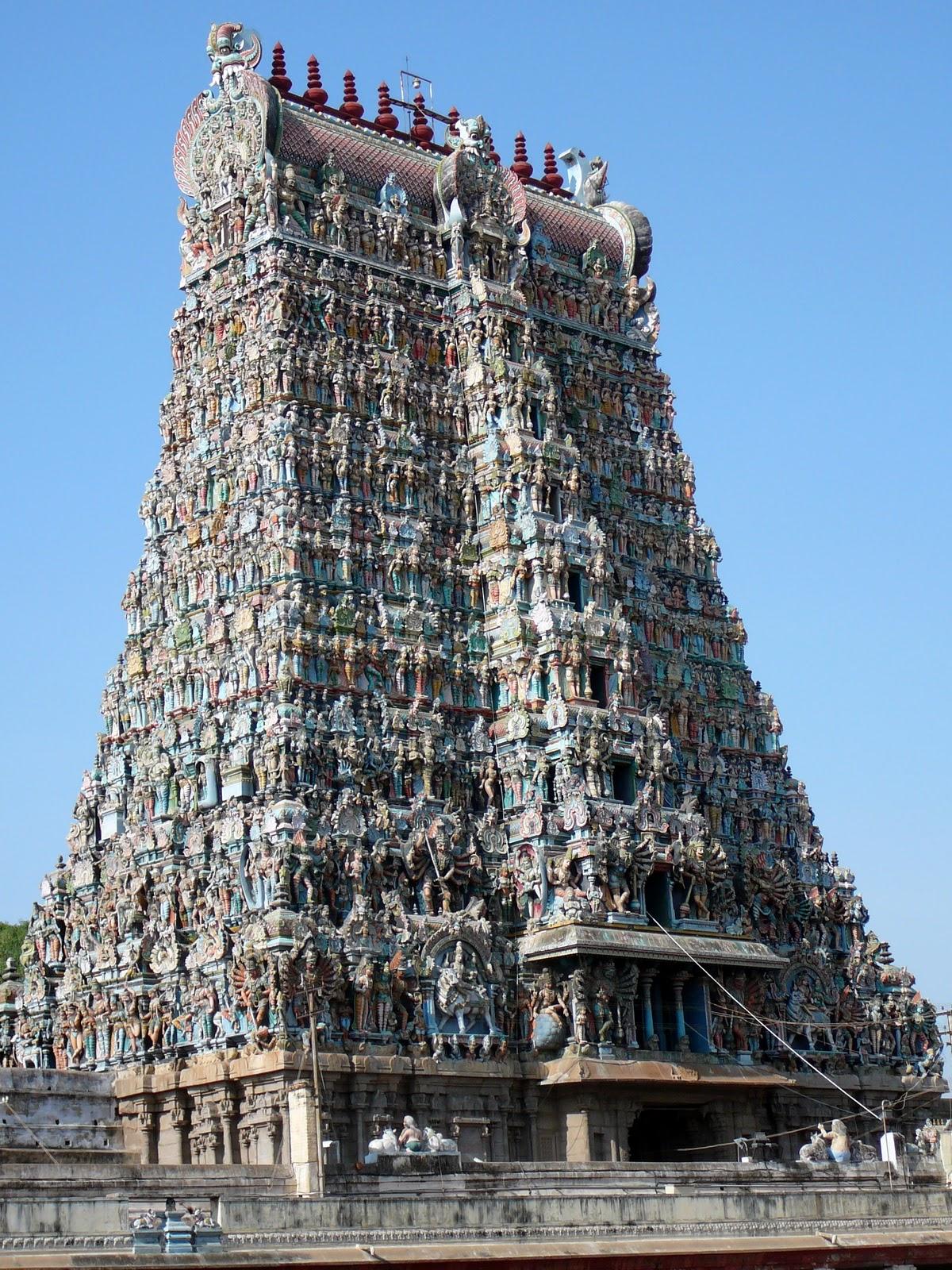 1200x1600 Meenakshi amman Temple Tower Image