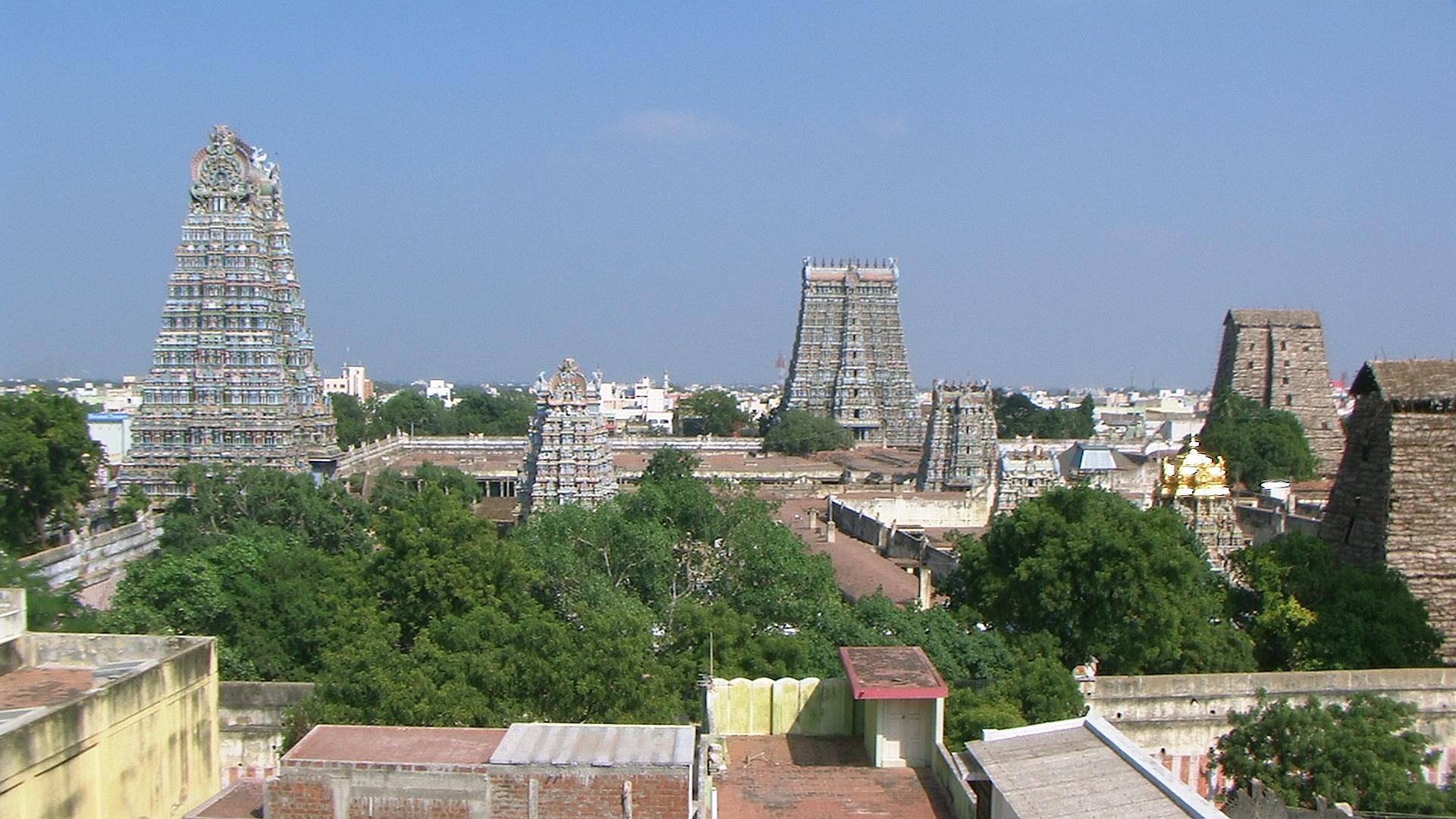 1920x1080 Madurai Meenakshi temple top