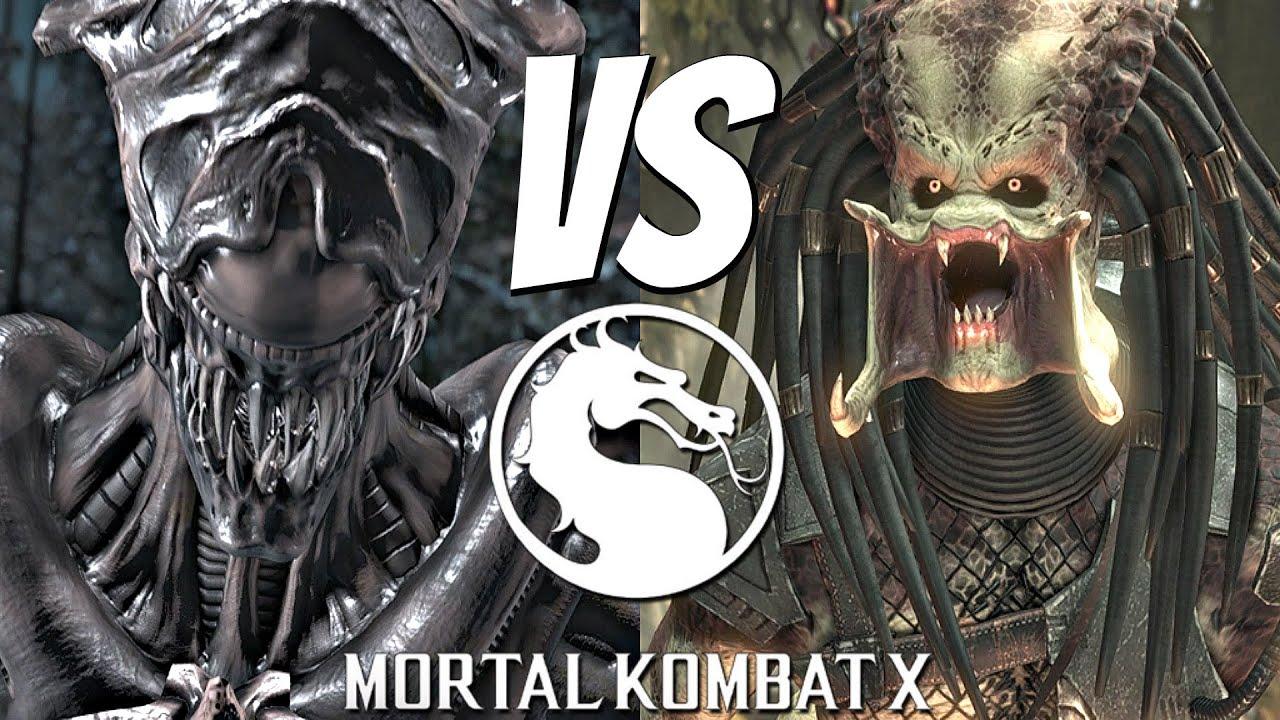 1280x720 Mortal Kombat X Vs. Predator Matches Gameplay Brutality Fatality [1080p 60fps]