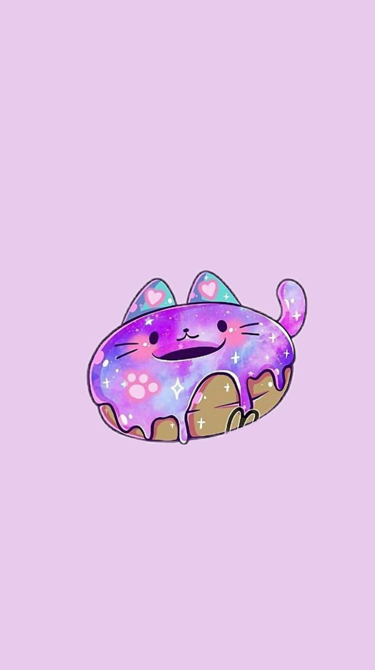 765x1368 Cartoon Donut Wallpaper