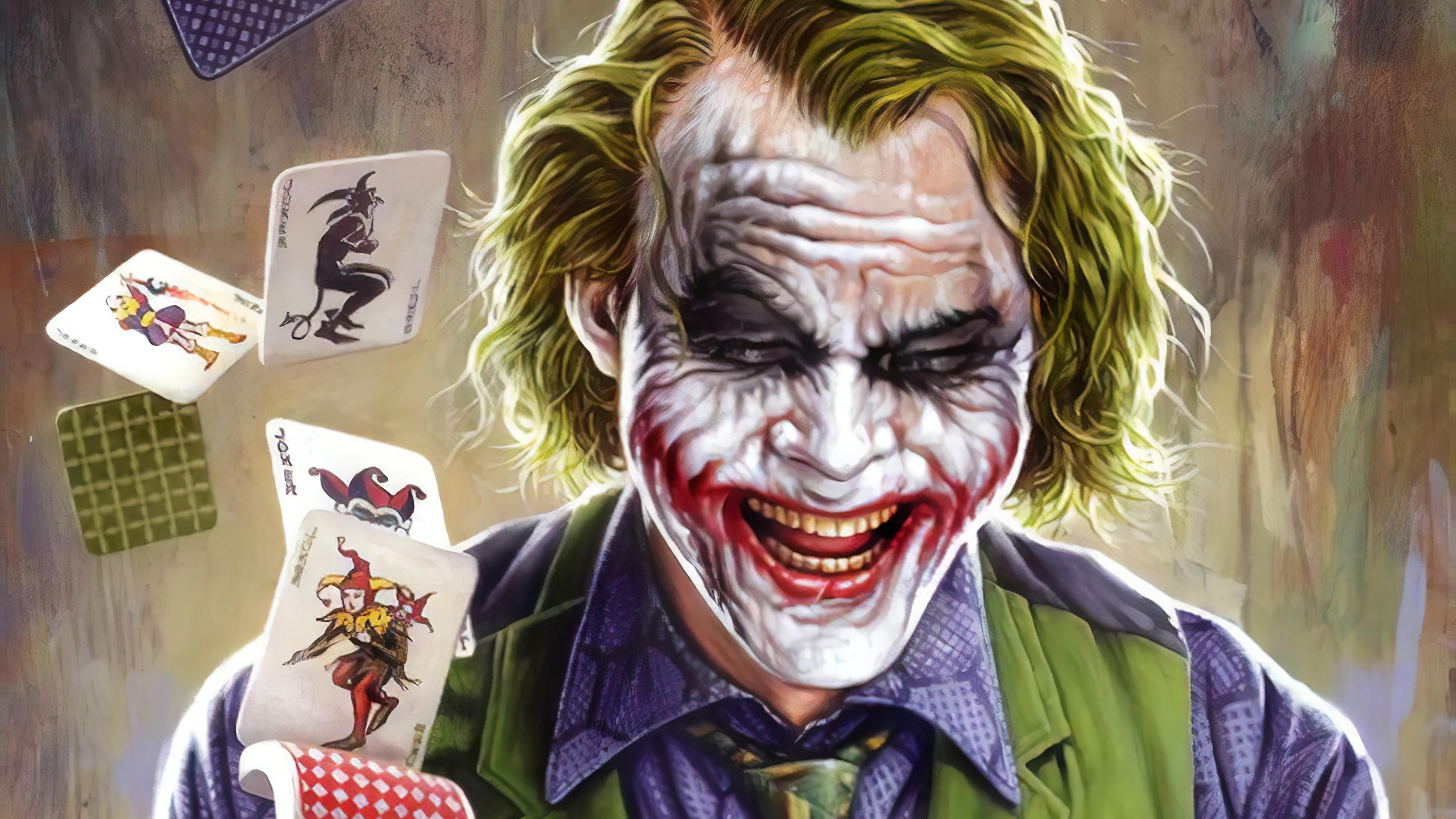 3888x2187 Joker Card Up 4k, HD Superheroes, 4k Wallpaper, Image, Background, Photo and Picture