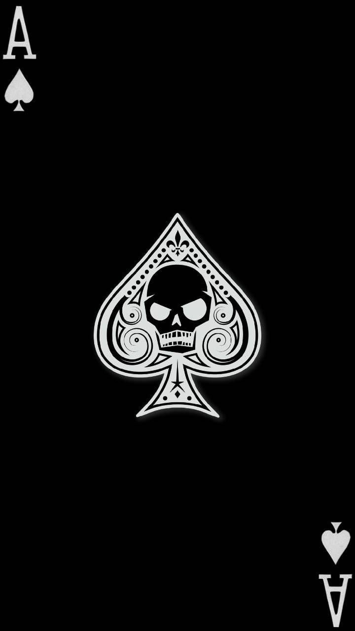 Ace King  Black Card Wallpaper Download  MobCup