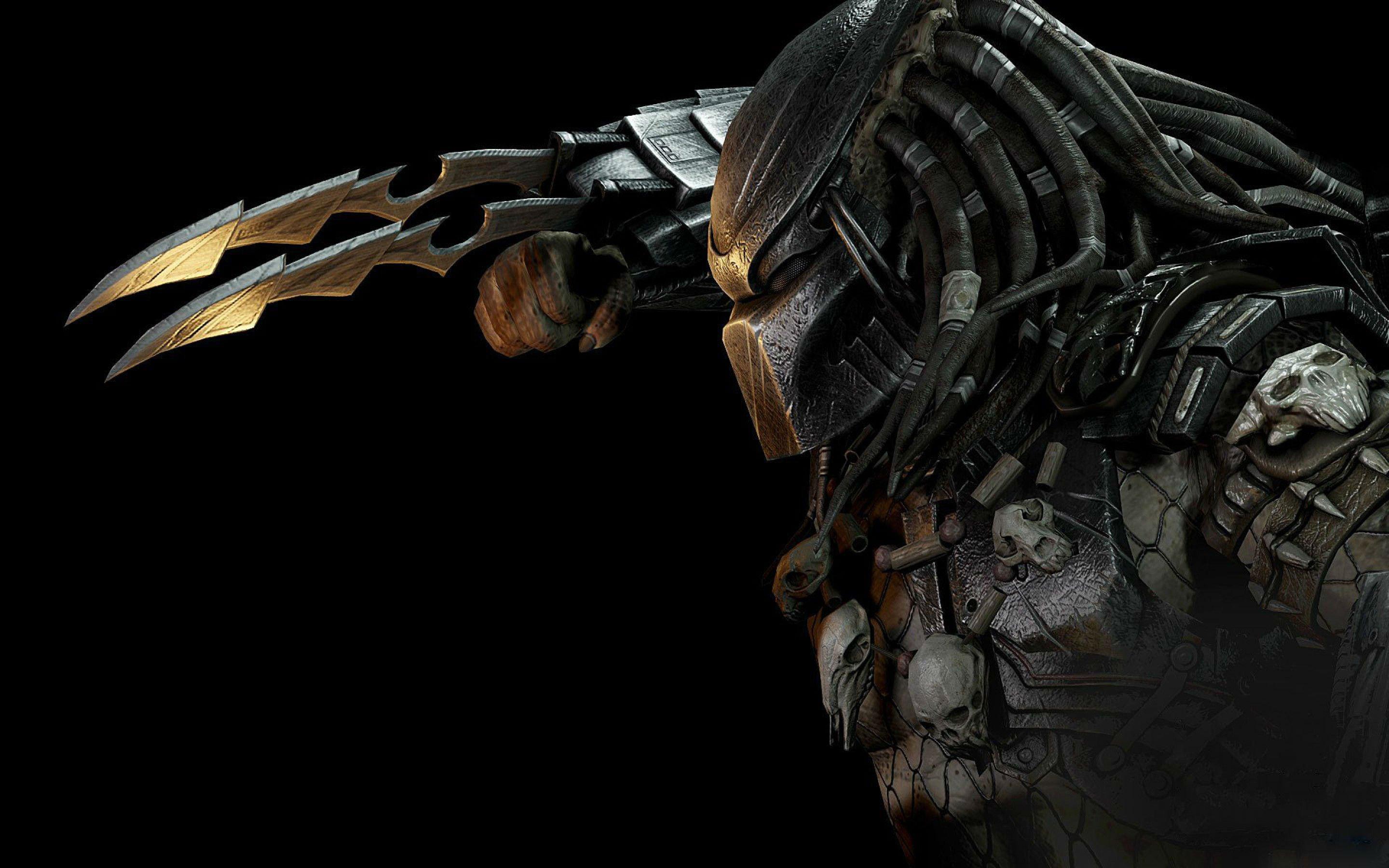 2880x1800 mortal, Kombat, X, Fighting, Action, Battle, Arena, Warrior, 1mkx, Fantasy, Artwork, Predator, Alien, Sci fi Wallpaper HD / Desktop and Mobile Background