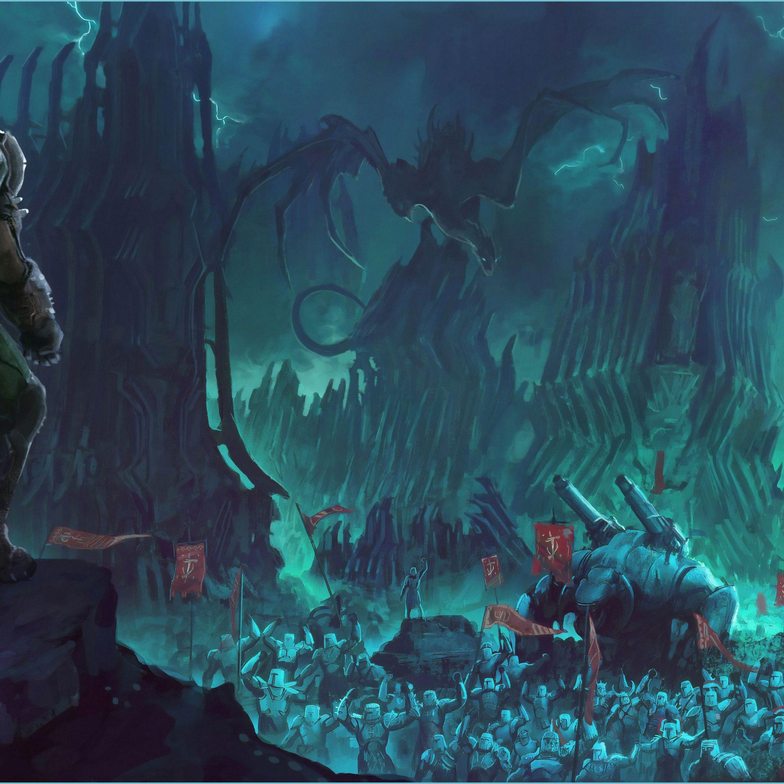 2560x2560 Doom Eternal Hd Wallpaper, Games Wallpaper, Doom Wallpaper