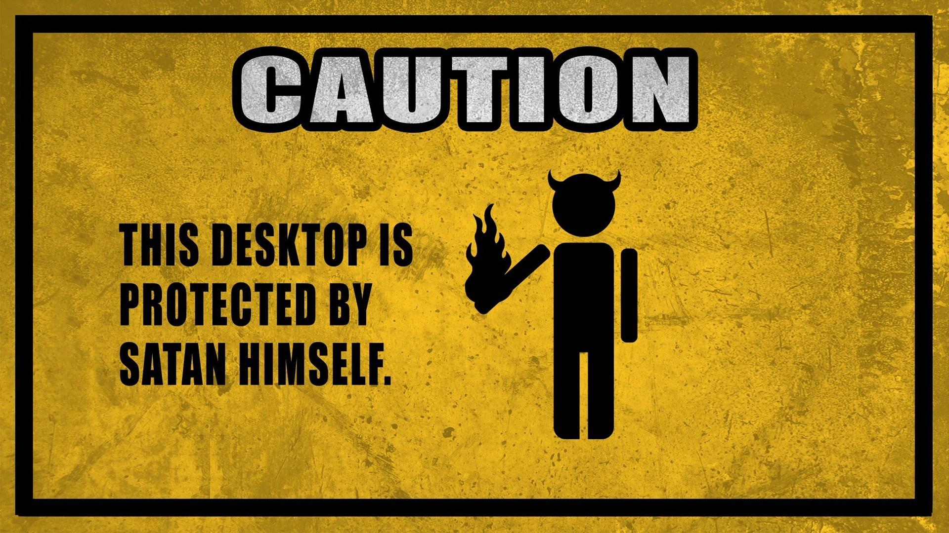 1920x1080 Caution Wallpaper