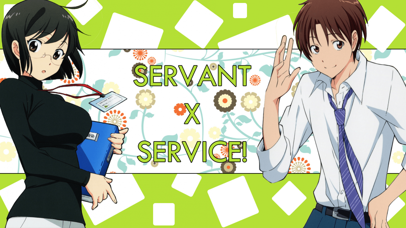 1366x768 Идеи на тему «Servant x Service» (54). пара, аниме, манга иллюстрации