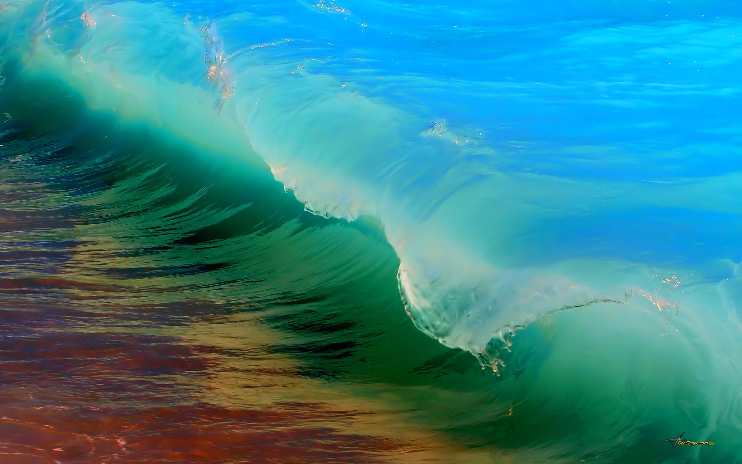 2560x1600 Waves HD Wallpaper
