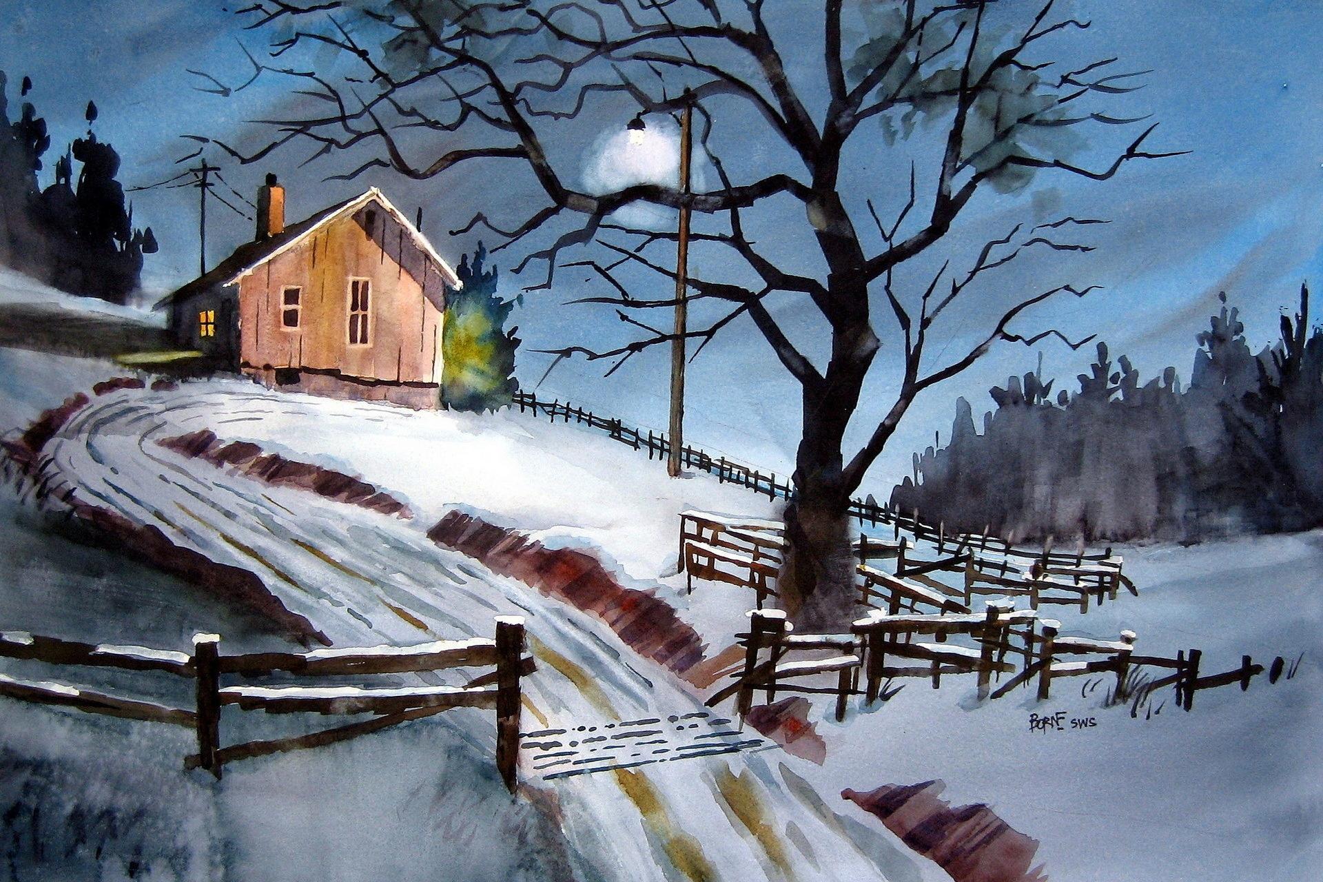 1920x1280 Artistic Winter HD Wallpaper