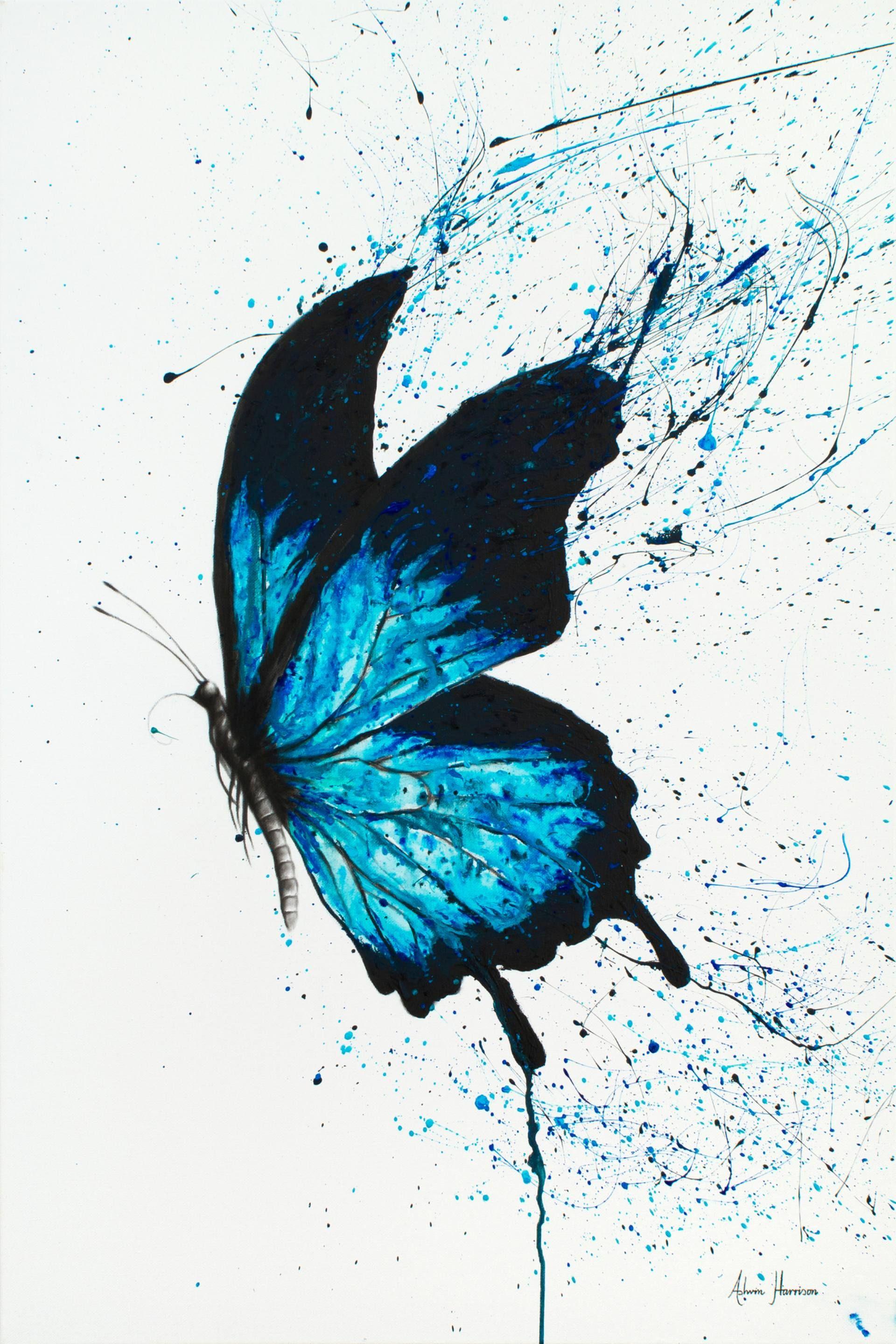 1920x2880 Saatchi Art Artist Ashvin Harrison; Limited Edition Print, Butterfly Dreams #art #butterfly #print #painting. Butterfly art painting, Art, Butterfly watercolor