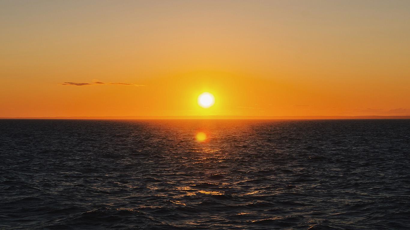 1366x768 wallpaper for desktop, laptop. sunrise sea nature