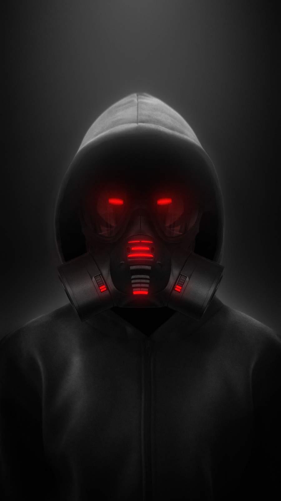 900x1600 Gas Mask Hoodie Guy Wallpaper : iPhone Wallpaper